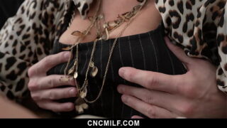 Hot mature blondie Has a Special Trick up Her Sleeve to Impress Her Stepson